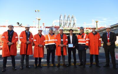 BBG recibe el buque metanero 1.000